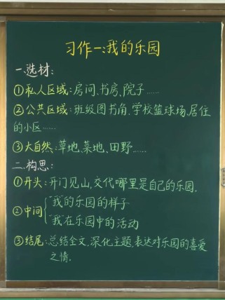 作文介绍黑板的的