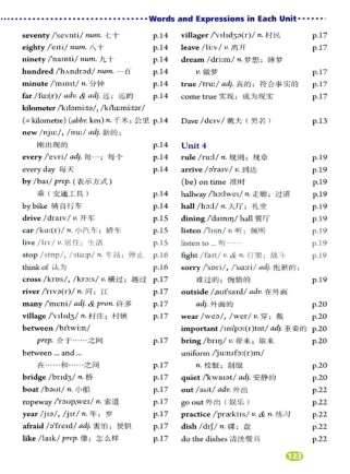 七年级下册英语单词人教版朗读哪里听？