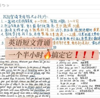 如何高效背英语作文并真正学会运用？