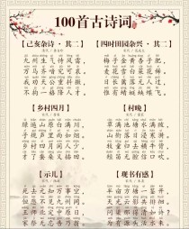 课外古诗词诵读，课上时间该不该分？