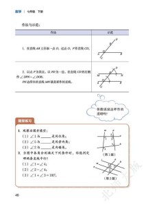 北师大版7年级下册数学书重点难点解析？