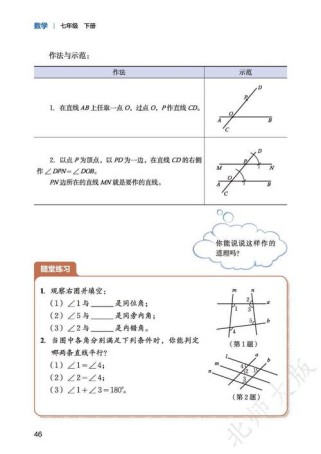 北师大版7年级下册数学书重点难点解析？