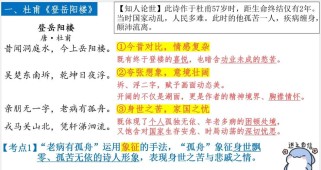 中考语文古诗词鉴赏技巧有哪些？