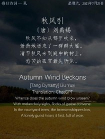 英语古诗词如何妙笔生风？