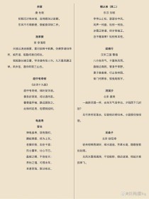 人教版八上古诗课后有哪些重点？