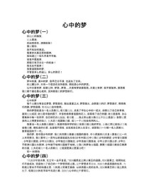 梦在我心中，如何让它照进现实？