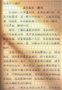 满分作文记叙文600字如何写出彩？