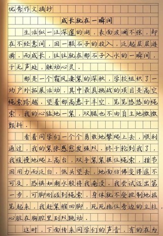 满分作文记叙文600字如何写出彩？