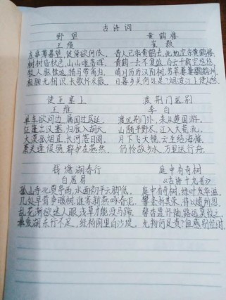 八年级上册语文 古诗