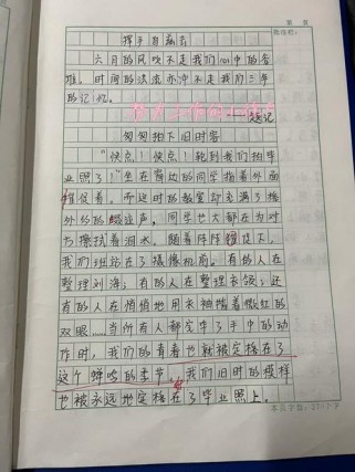 挥手自兹去作文600字