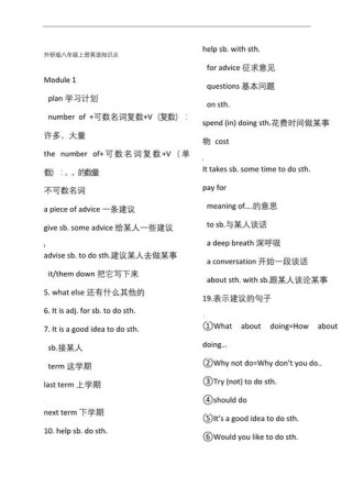 七年级上册语法知识点