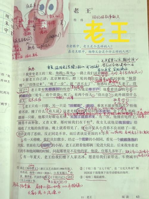 我与老王600字作文