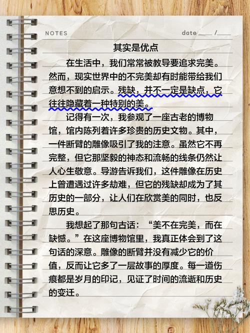 我也有优点作文600字