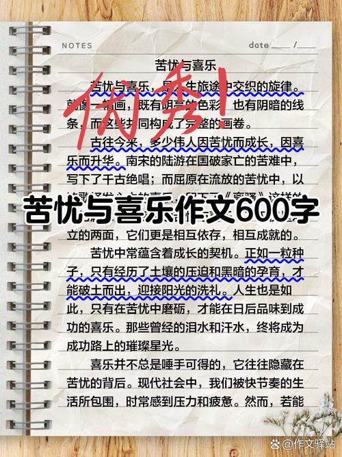 苦中作乐的600字作文