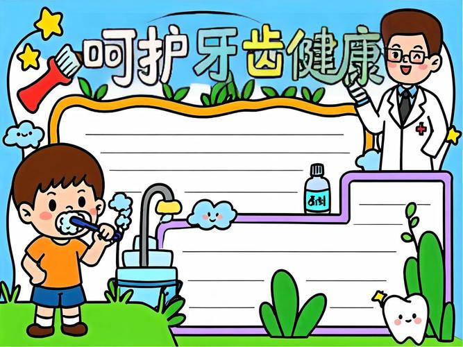 二年级爱牙手抄报有哪些