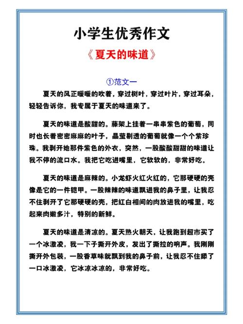 夏天的味道作文600字
