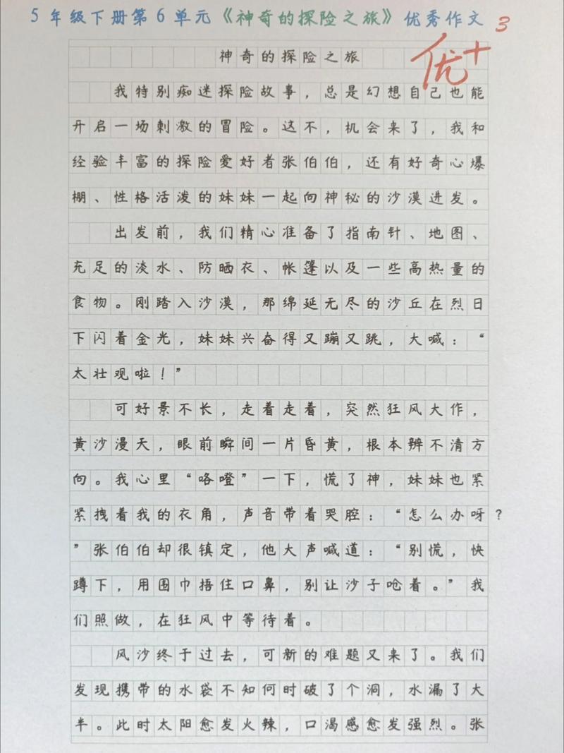 探险的故事作文600字