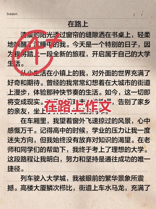 阅读在路上600字作文
