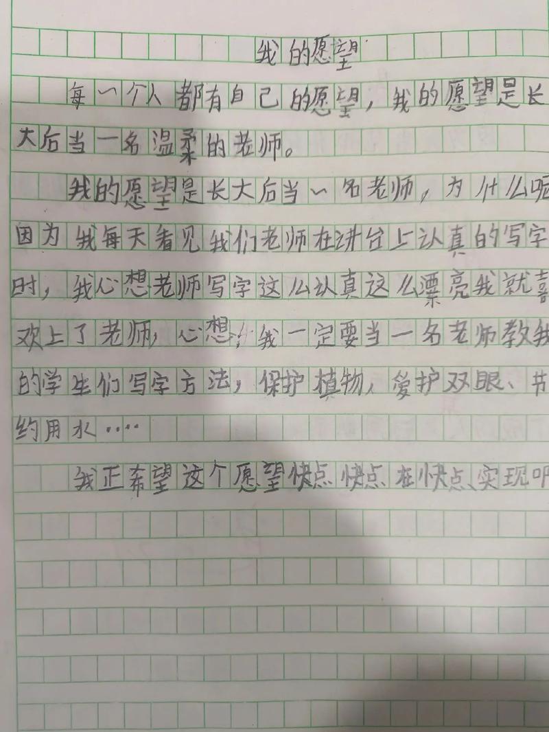 二年级有哪些期待和愿望