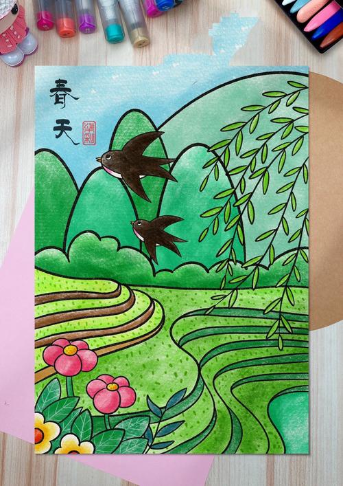 三年级有哪些春天的画