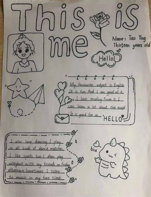 this is me 英语作文怎么写?