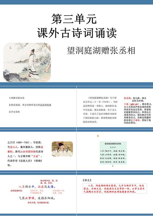 人教版八下古诗词赏析PPT有哪些重点？