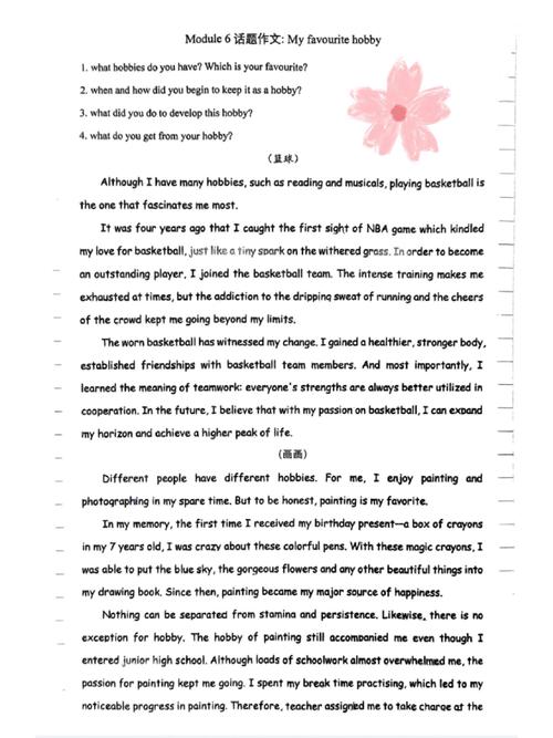 favorite英语作文该怎么写?