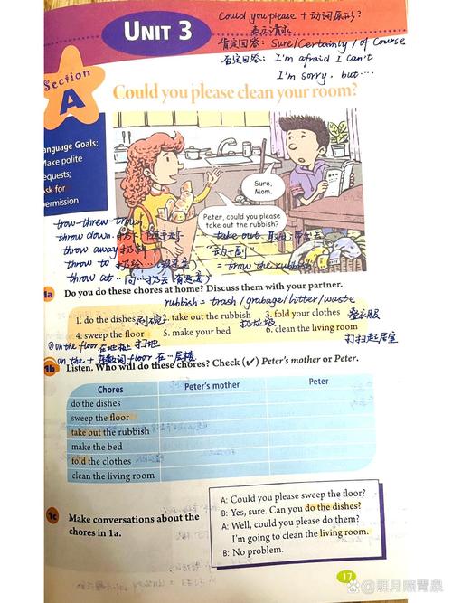 八年级下册英语第三单元2b翻译有何内容?