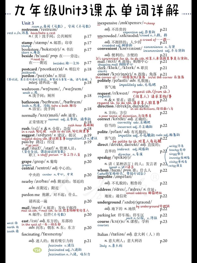 仁爱英语九年级上册Unit3重点难点是什么?