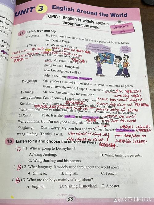 仁爱英语七上Unit3核心知识点是什么？