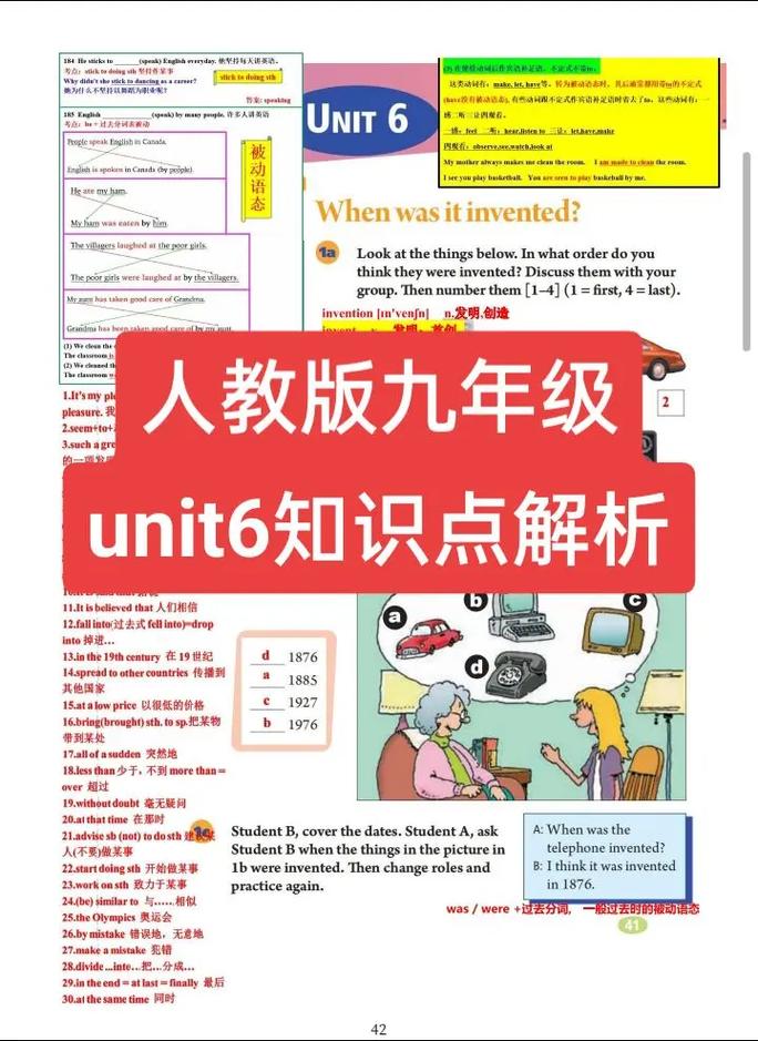 人教版九年级英语Unit 6核心考点是什么？