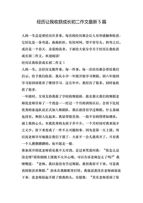 作文经历收获何在？