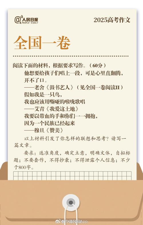 2025江苏高考作文题会是什么？