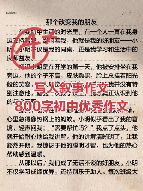 初中800字优秀作文如何快速写出？