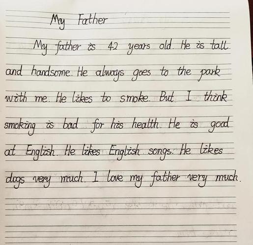 My father英语作文该写哪些内容?