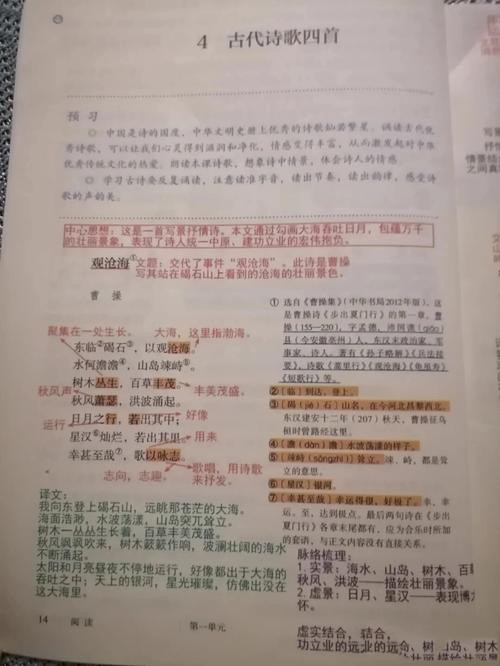 七上古诗四首有何深意?