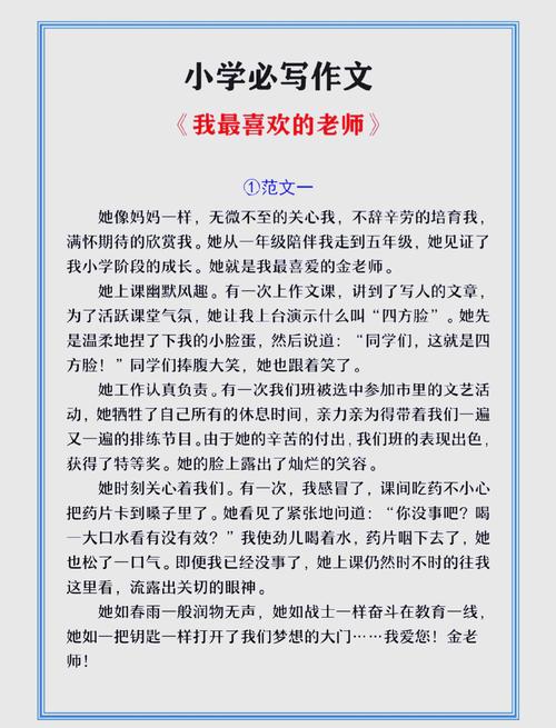 初中作文里，你为何最喜那位老师？