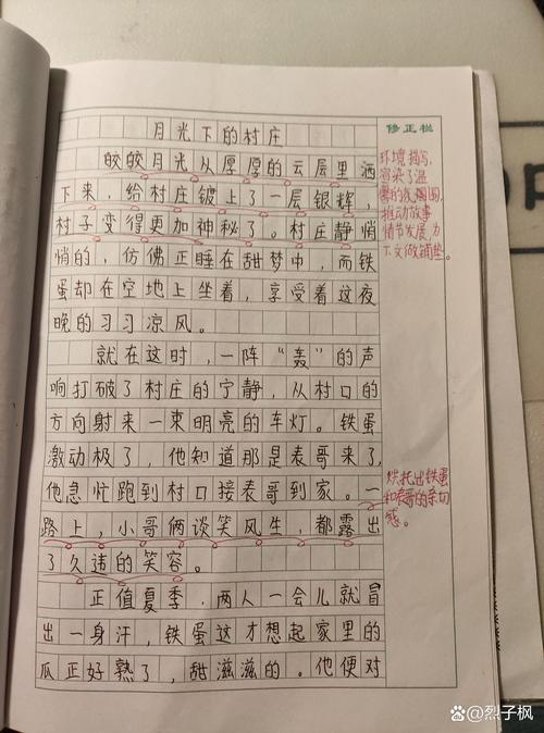 八年级上册第四单元作文