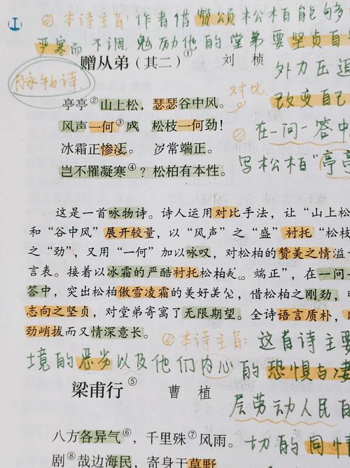 八年级上册古诗四首朗诵有何深意?