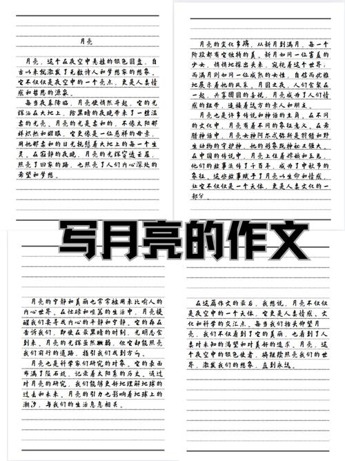 月亮作文500字初中,如何写出新意?