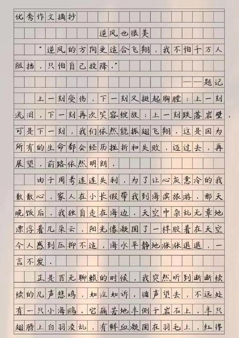 迎着风中,作者如何借风抒发成长感悟?