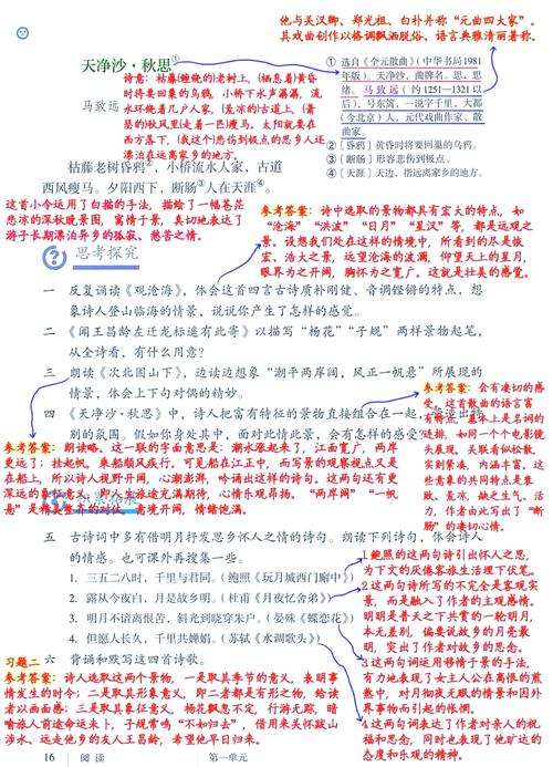 七年级上册冀教版古诗有哪些篇目？