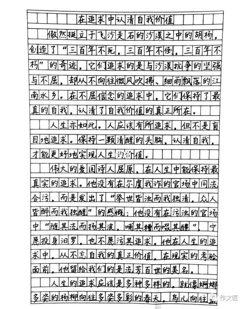 2012山东 高考作文