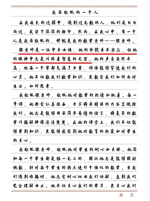 四年级作文里，你最敬佩的人是谁？