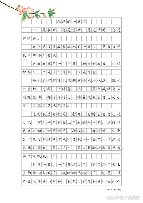 七年级语文第三单元作文怎么写?