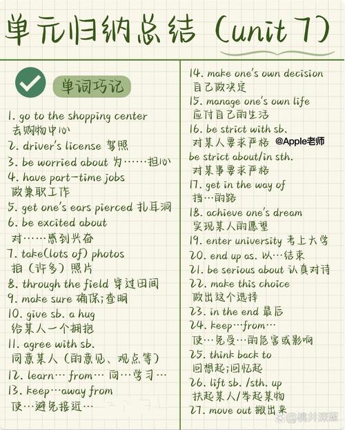 九年级上册英语核心知识点有哪些?