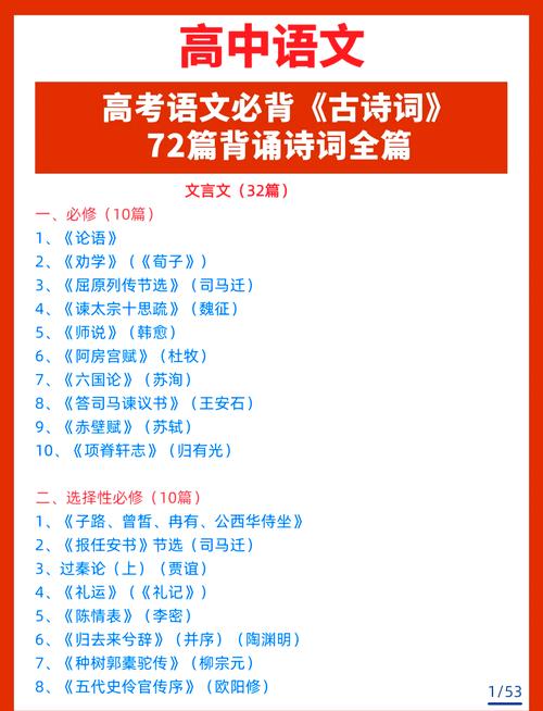 64篇高考必背古诗文书,如何高效掌握?