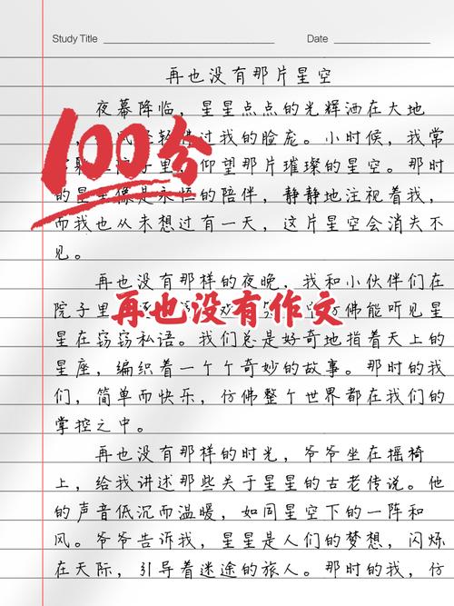 再也没有 初中作文