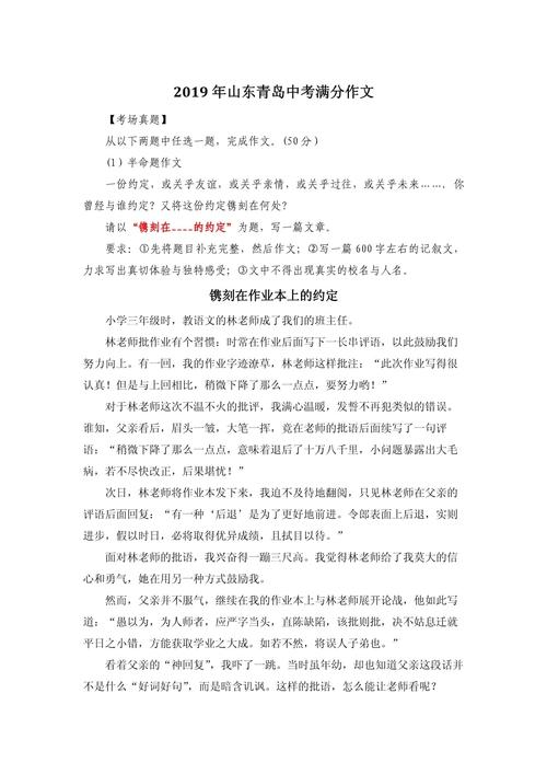 山东满分作文2012有何独到之处?