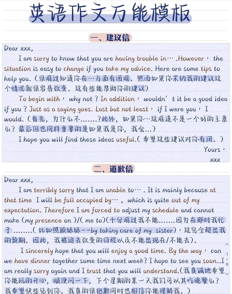 中考英语作文万能模板真的万能吗？